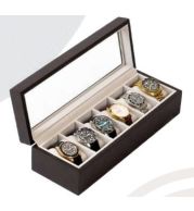 6 Watch Organizer for Safe Storage and Display, Practical Utility Gift Box for Watch Lovers, Travel Convenience and Everyday Personal Use